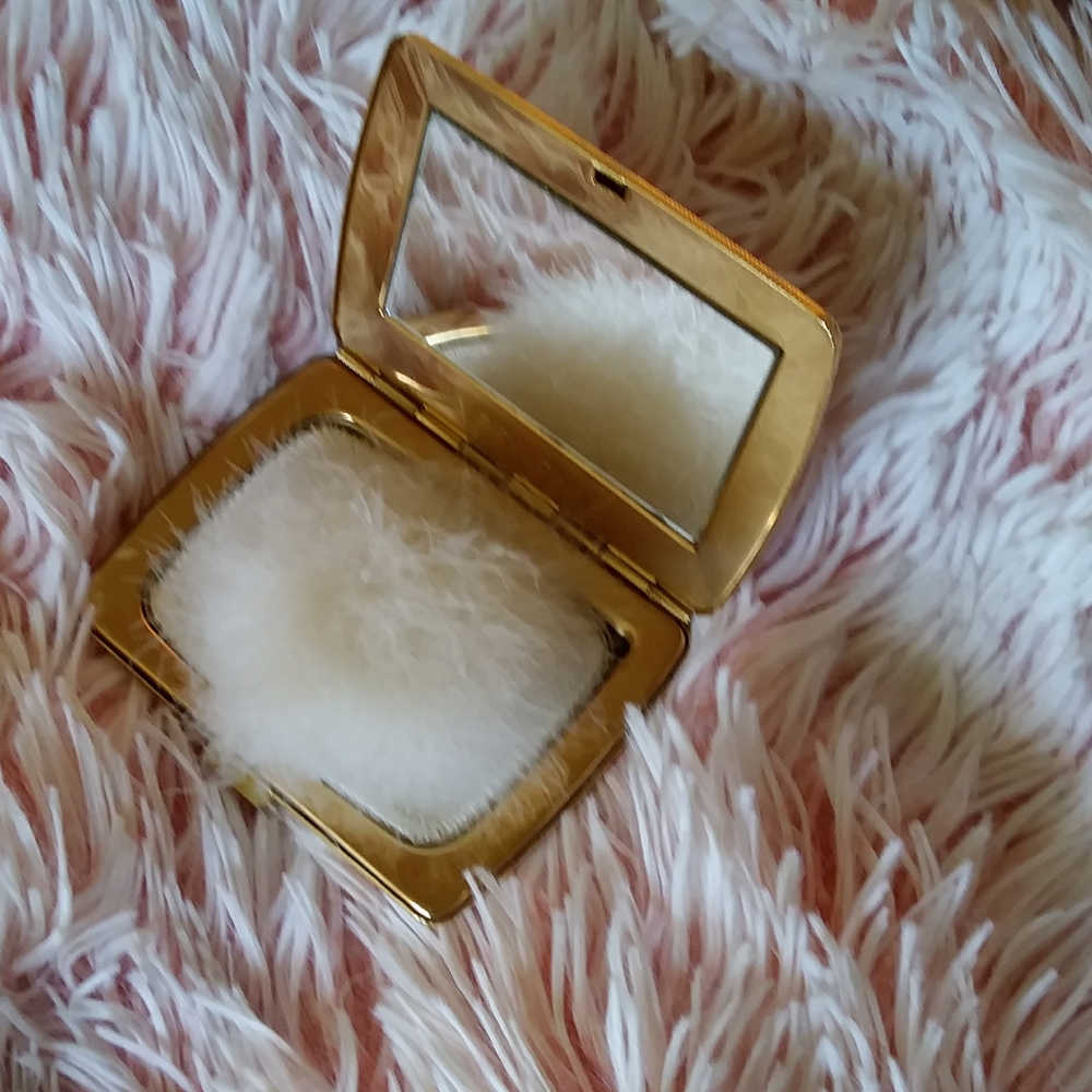 Vintage Revlon powder case & puff